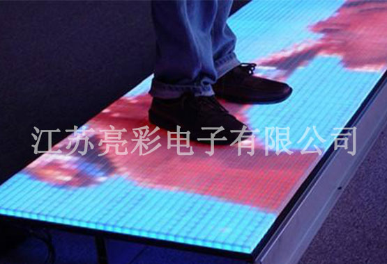 The floor tile of the LED screen